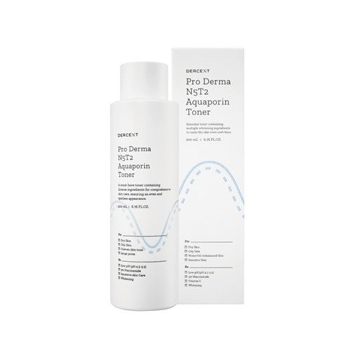 [DERCENT]  PRO DERMA N5T2 AQUAPORIN TONER 200ML