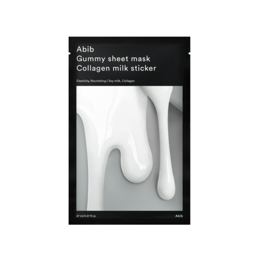 [Abib] GUMMY SHEET MASK COLLAGEN MILK STICKER (27ML*10EA)