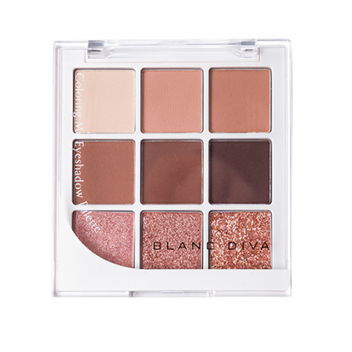 [BLANC DIVA]  COLORING:ME EYESHADOW PALETTE 02W BROWN 7.4G