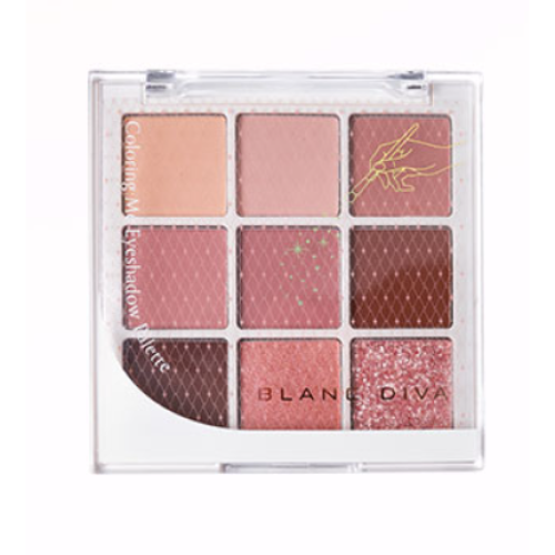 [BLANC DIVA]  COLORING:ME EYESHADOW PALETTE 01W PINK 7.4G