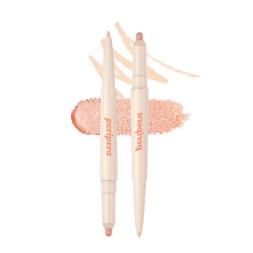 [PERIPERA]  SUGAR TWINKLE DUO EYE STICK 01 DEWY NUDE (0.23G+0.55G)