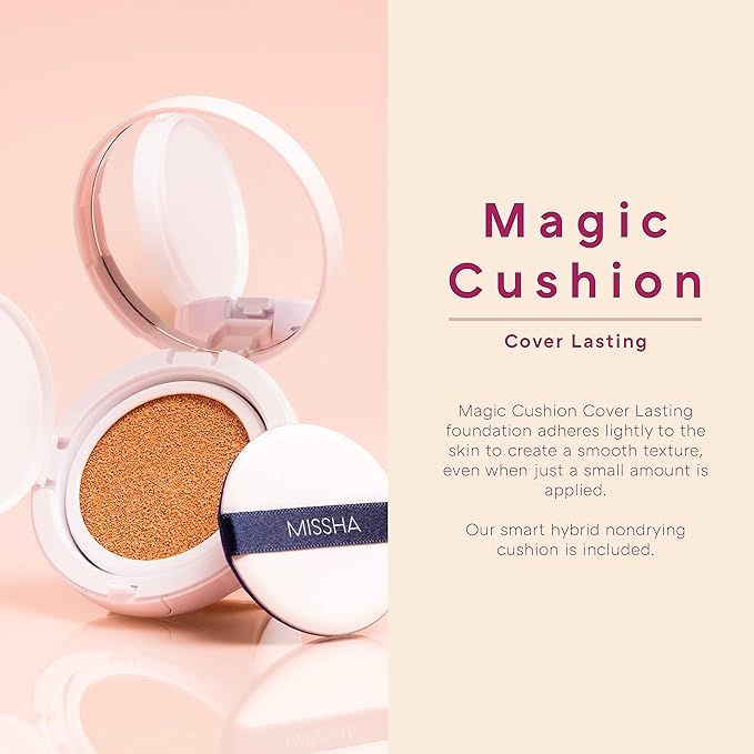 MISSHA MAGIC SUN CUSHION COVER LASTING SPF 50+ PA+++ - NO. 23 NATURAL BEIGE