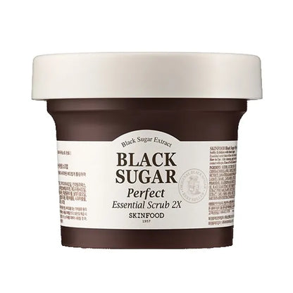 [SKINFOOD]  BLACK SUGAR PERFECT ESSENTIAL SCRUB 2X 210G