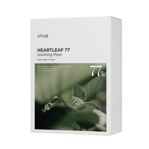 [Anua] HEARTLEAF 77% SOOTHING SHEET MASK (25ML*10EA)