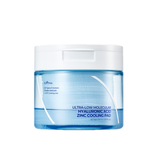 [inNtree] ULTRA-LOW MOLECULAR HYALURONIC ACID ZINC COOLING PAD (60EA)150ML