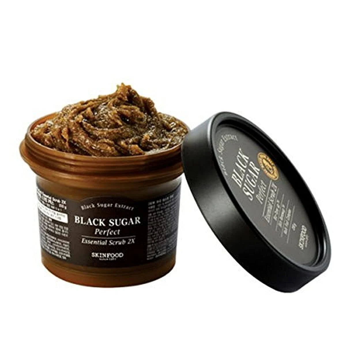 [SKINFOOD]  BLACK SUGAR PERFECT ESSENTIAL SCRUB 2X 210G