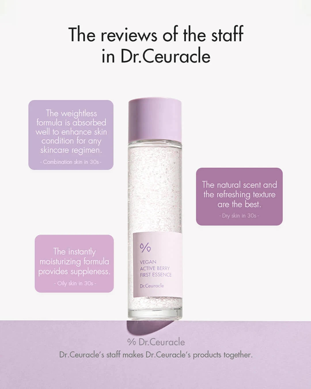 [Dr.Ceuracle]  VEGAN ACTIVE BERRY FIRST ESSENCE 150ML